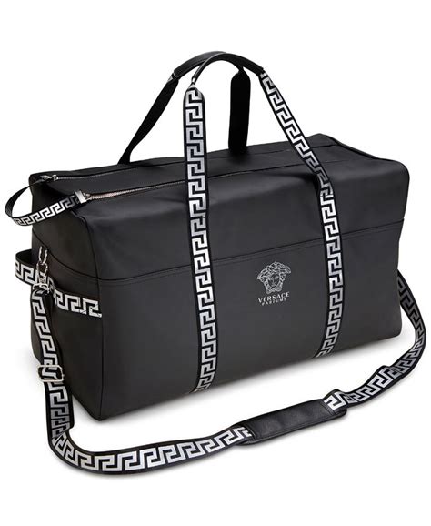 free versace backpack with perfume|aftershave with free weekend bag.